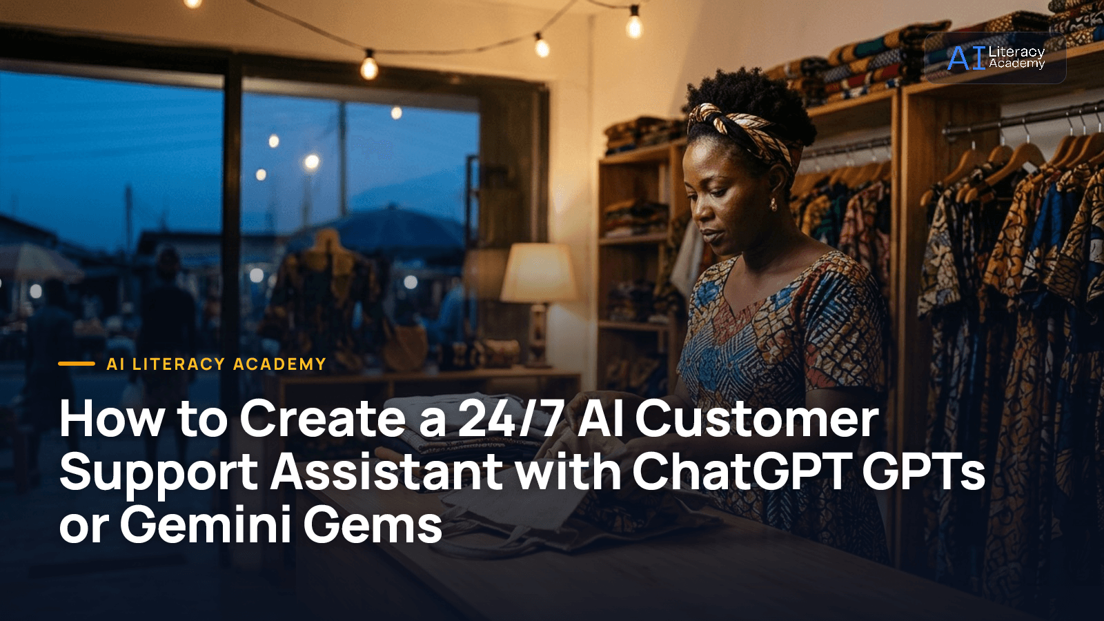 How to Create a 24/7 AI Customer Support Assistant with ChatGPT GPTs or Gemini Gems