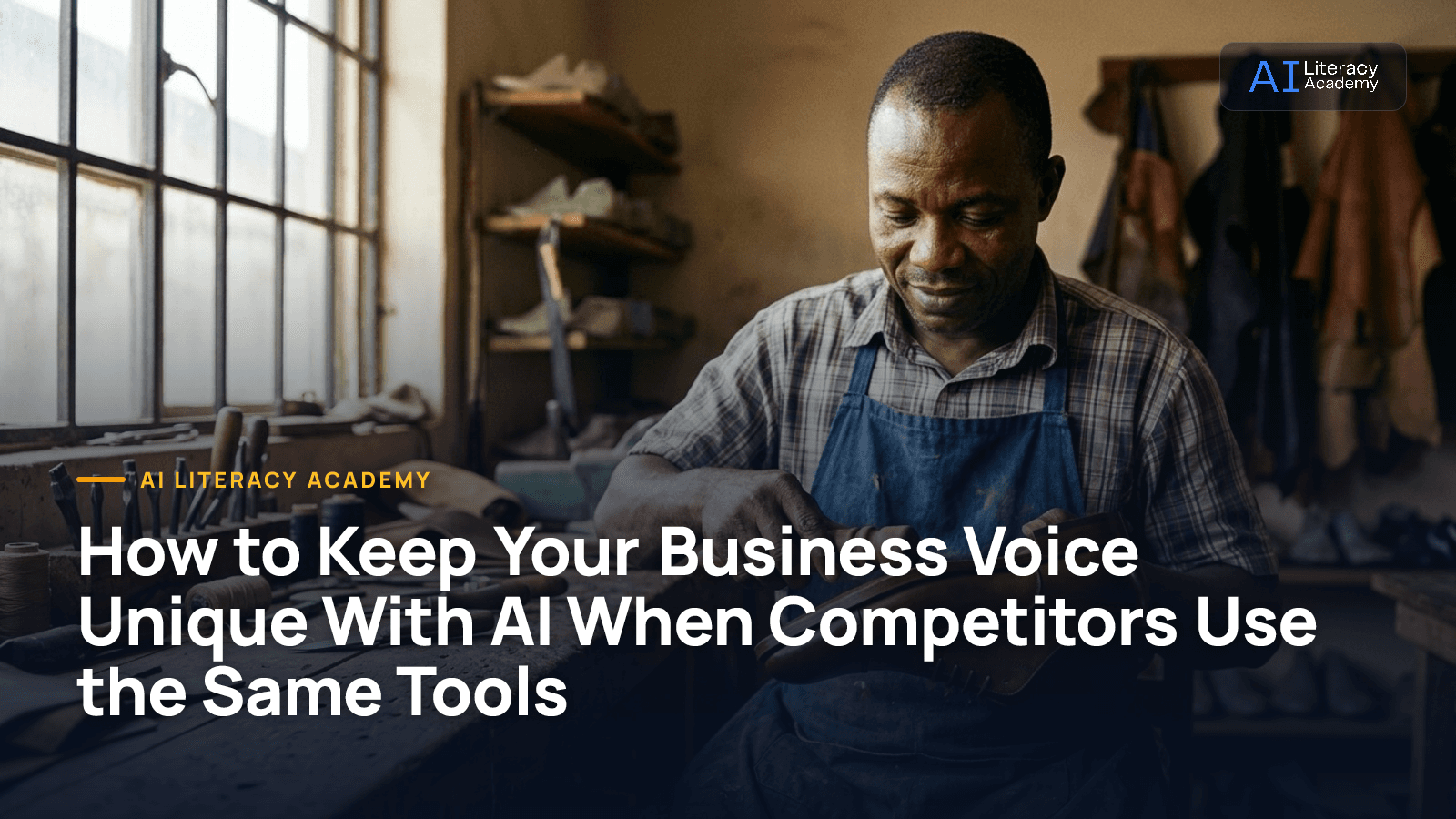 How to Keep Your Business Voice Unique With AI When Competitors Use the Same Tools