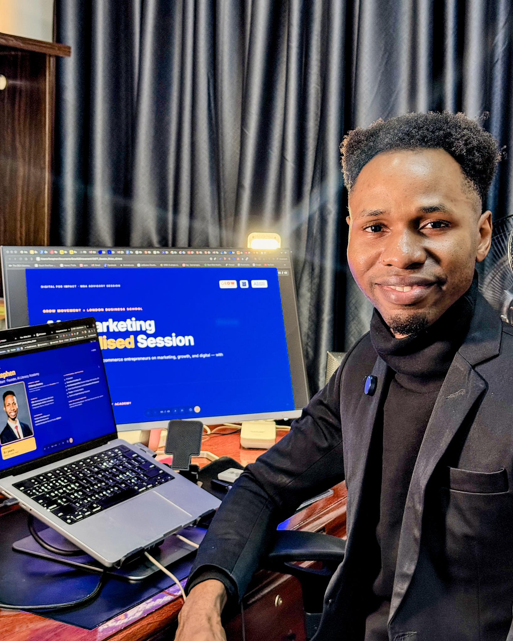 AI Literacy Academy Founder Fii Stephen Trains Queue Edge Limited Staff on AI