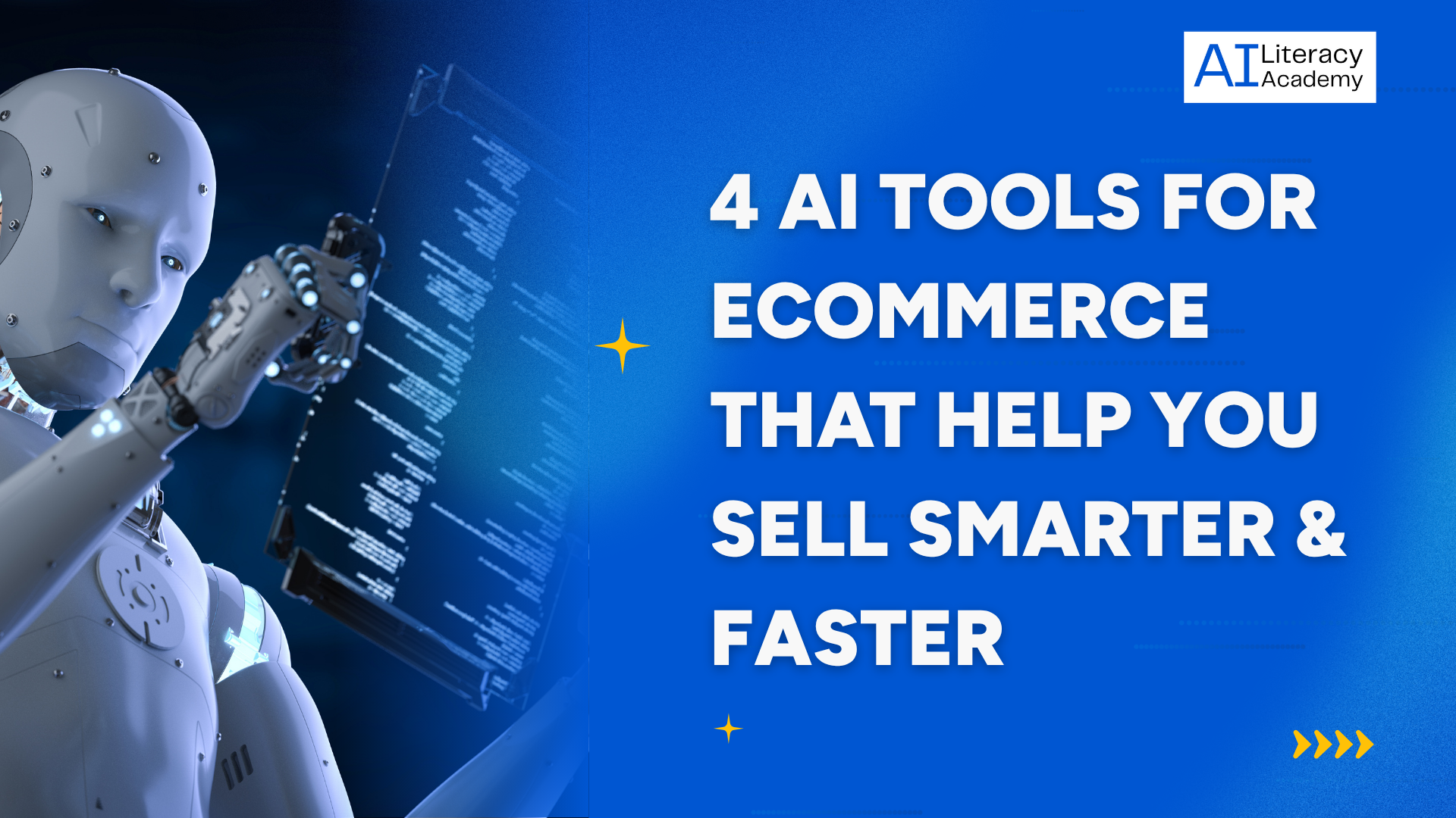 4 AI Tools for Ecommerce That Help You Sell Smarter & Faster