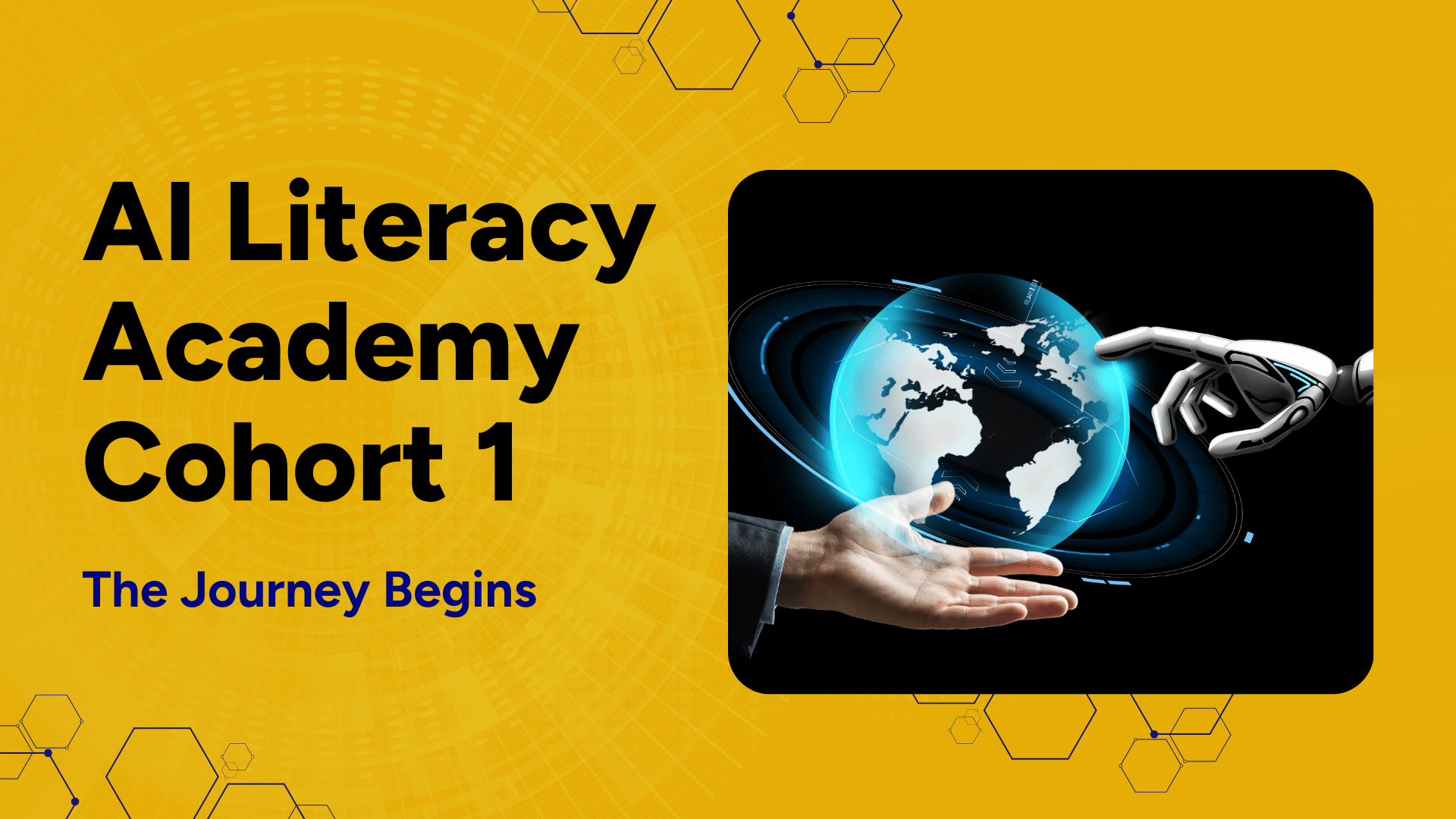 AI Literacy Academy launches Cohort 1 with professionals, freelancers, and business owners learning practical AI skills.