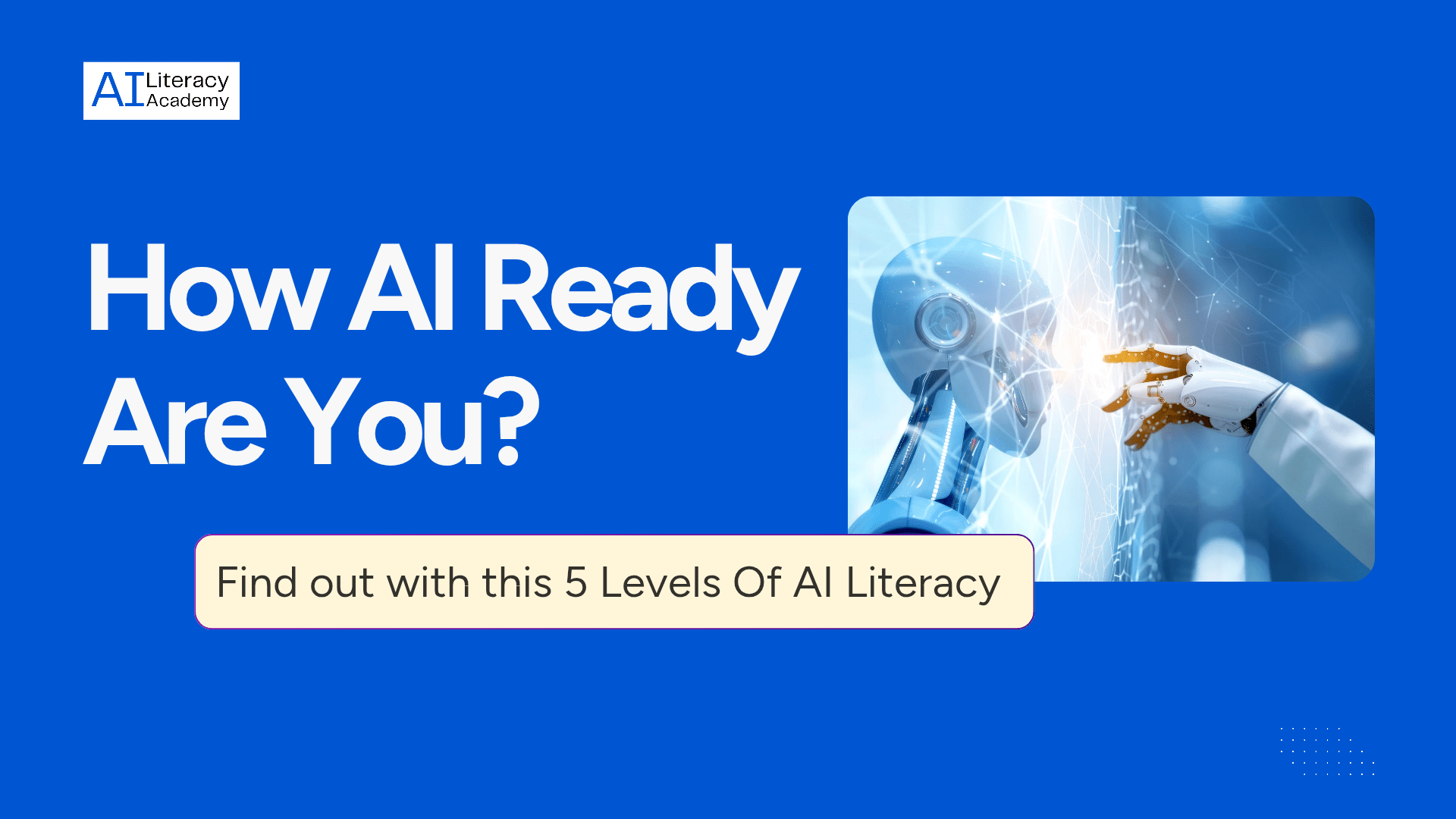 Five levels of AI literacy visualized as steps of professional growth