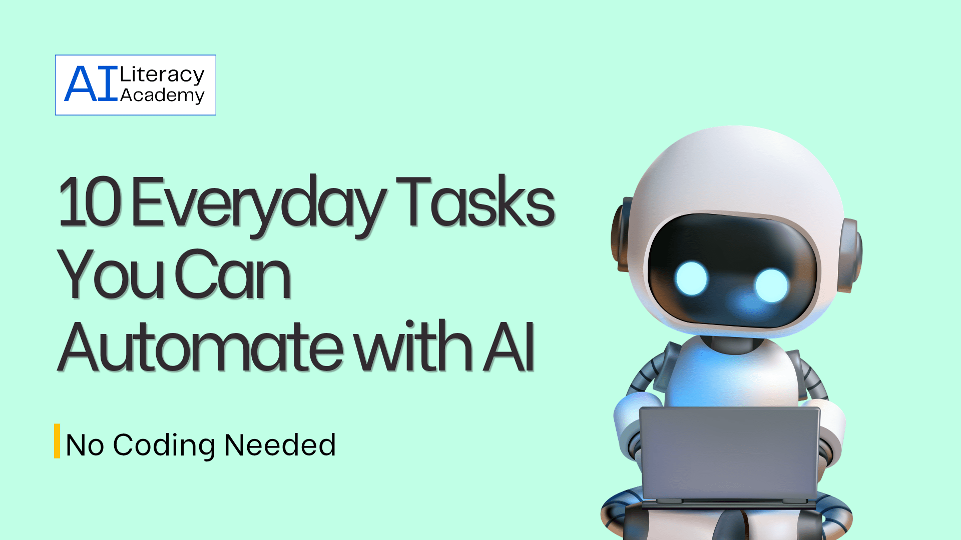 Abstract illustration symbolizing AI automation simplifying everyday work tasks without coding.