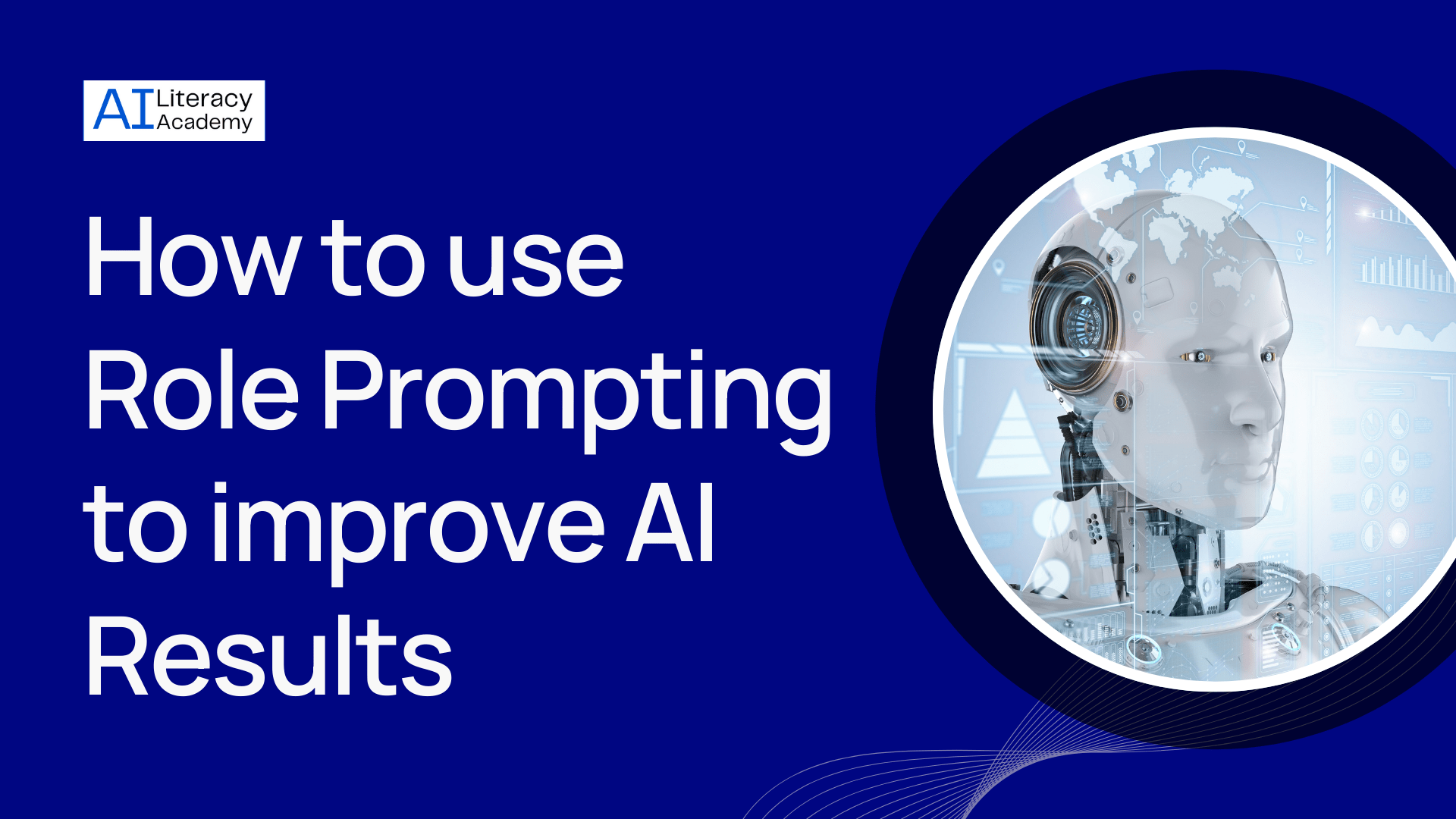 A visual explanation of role prompting and how it improves AI responses for professional work