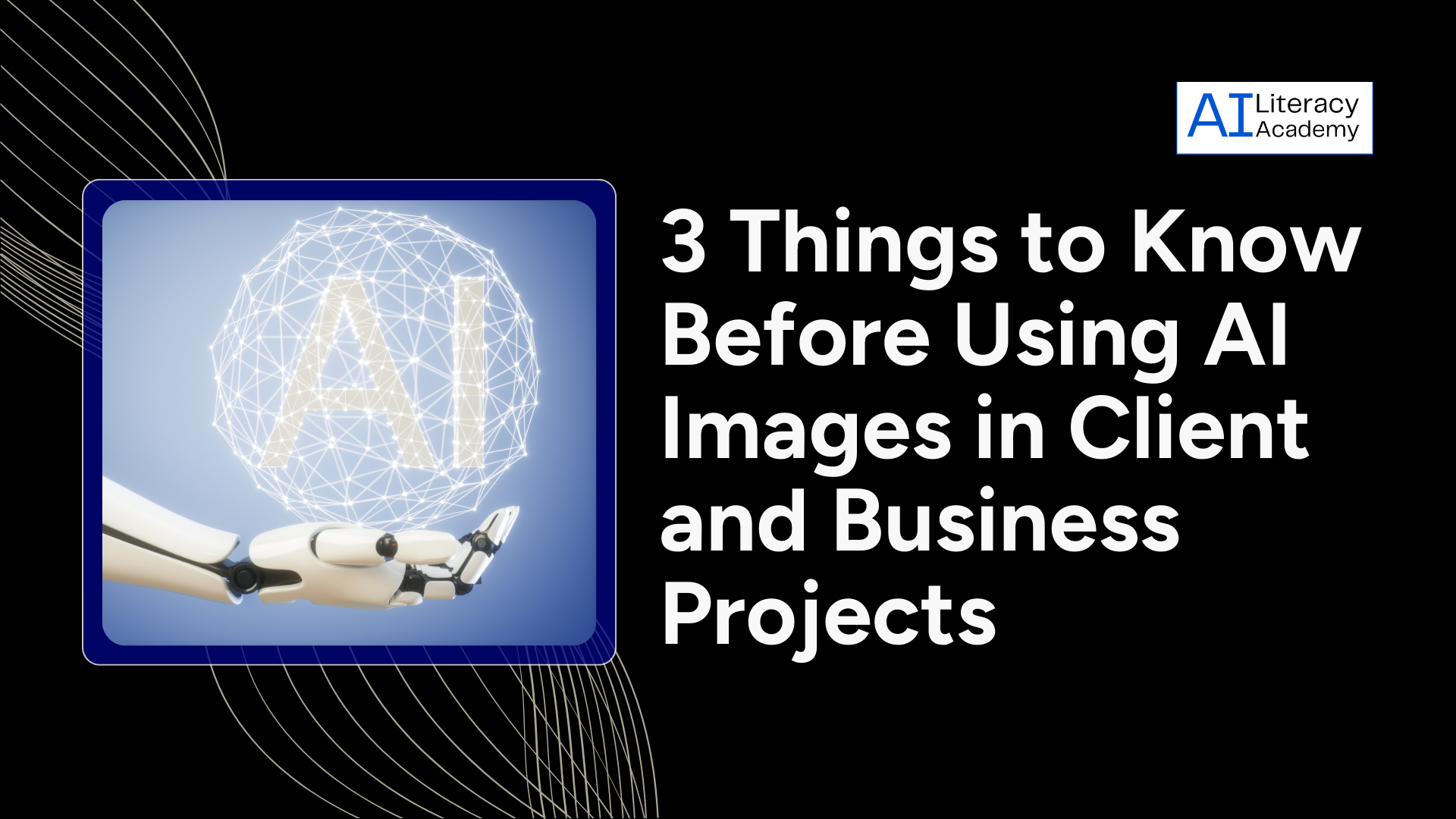 Professional reviewing AI-generated images for use in a business project