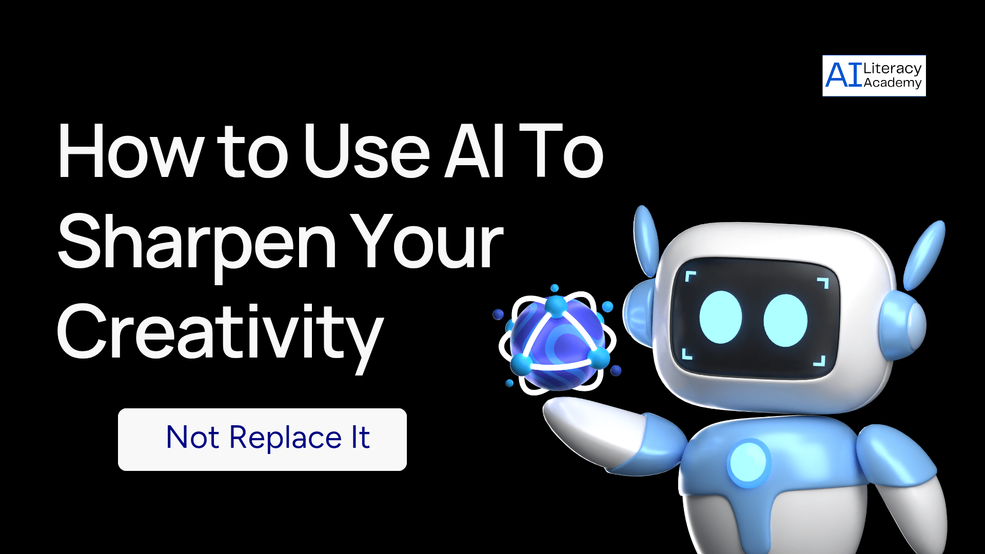 Abstract illustration symbolizing AI supporting creative thinking and refinement without replacing human judgment.