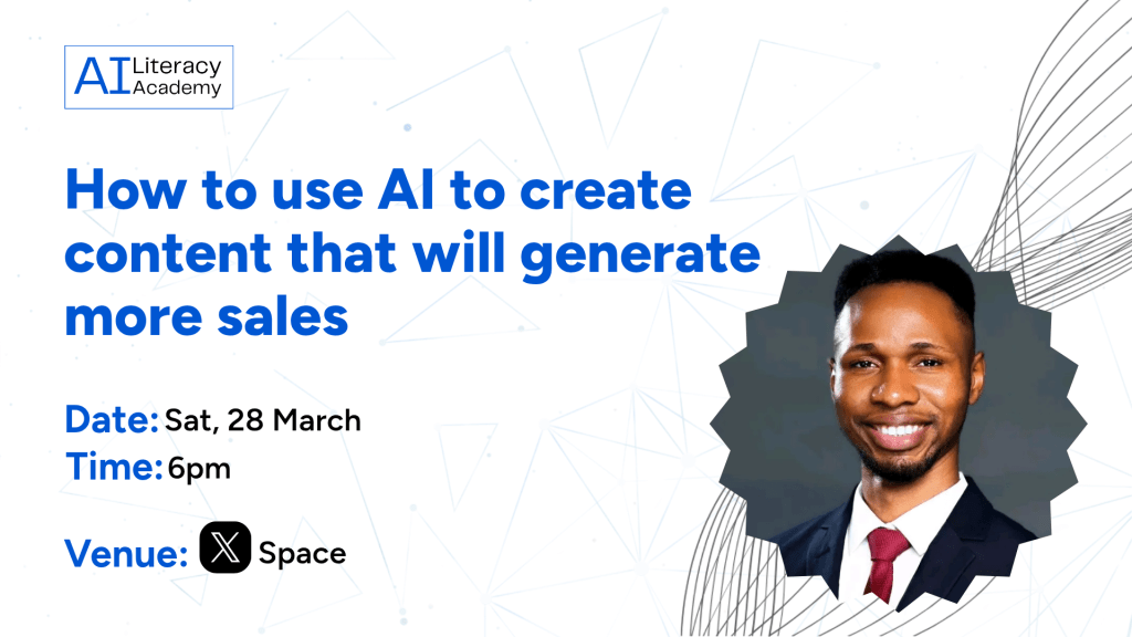 How to Use AI to Create Content That Will Generate More Sales brand promotional flyer